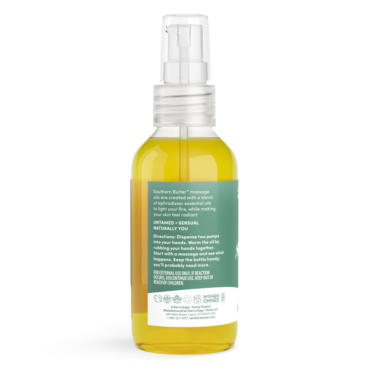 Massage Oil - Clary Sage + Ylang Ylang - Shortdated Deal