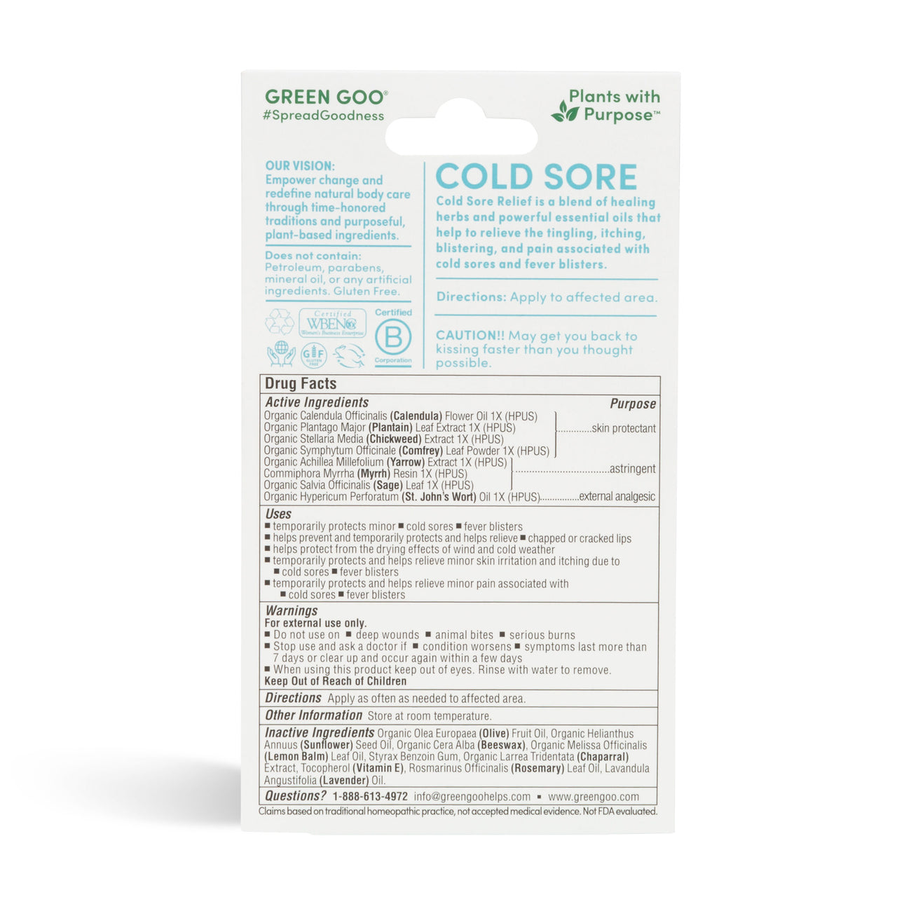 Cold Sore | Green Goo by Sierra Sage Herbs