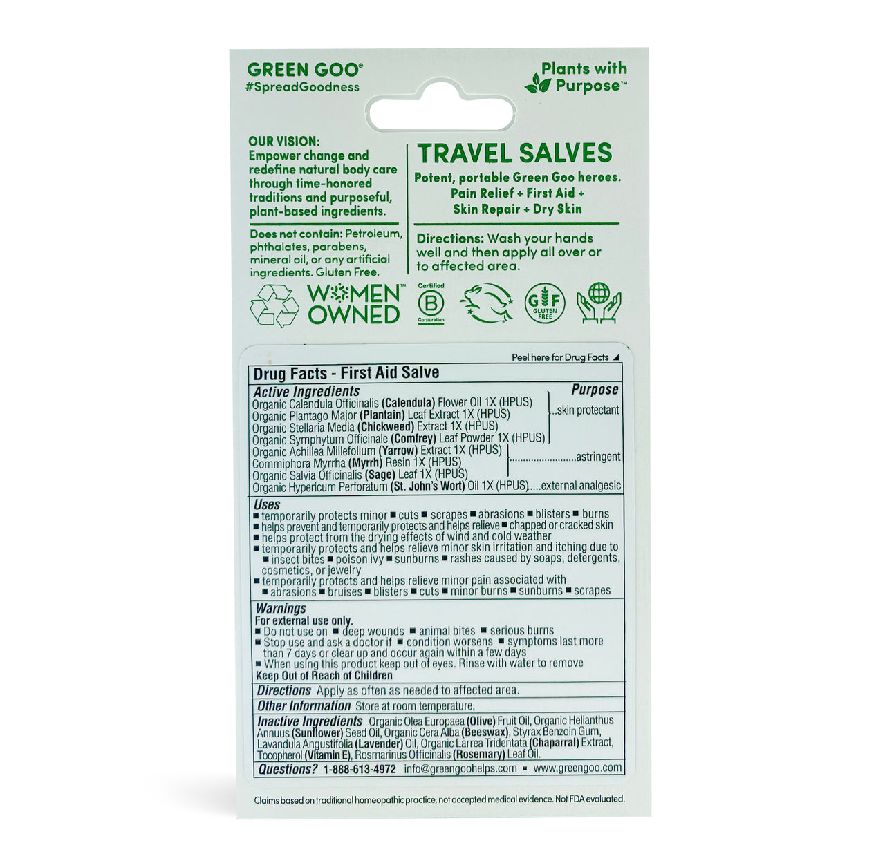 Everyday Essential Travel Salves – Green Goo