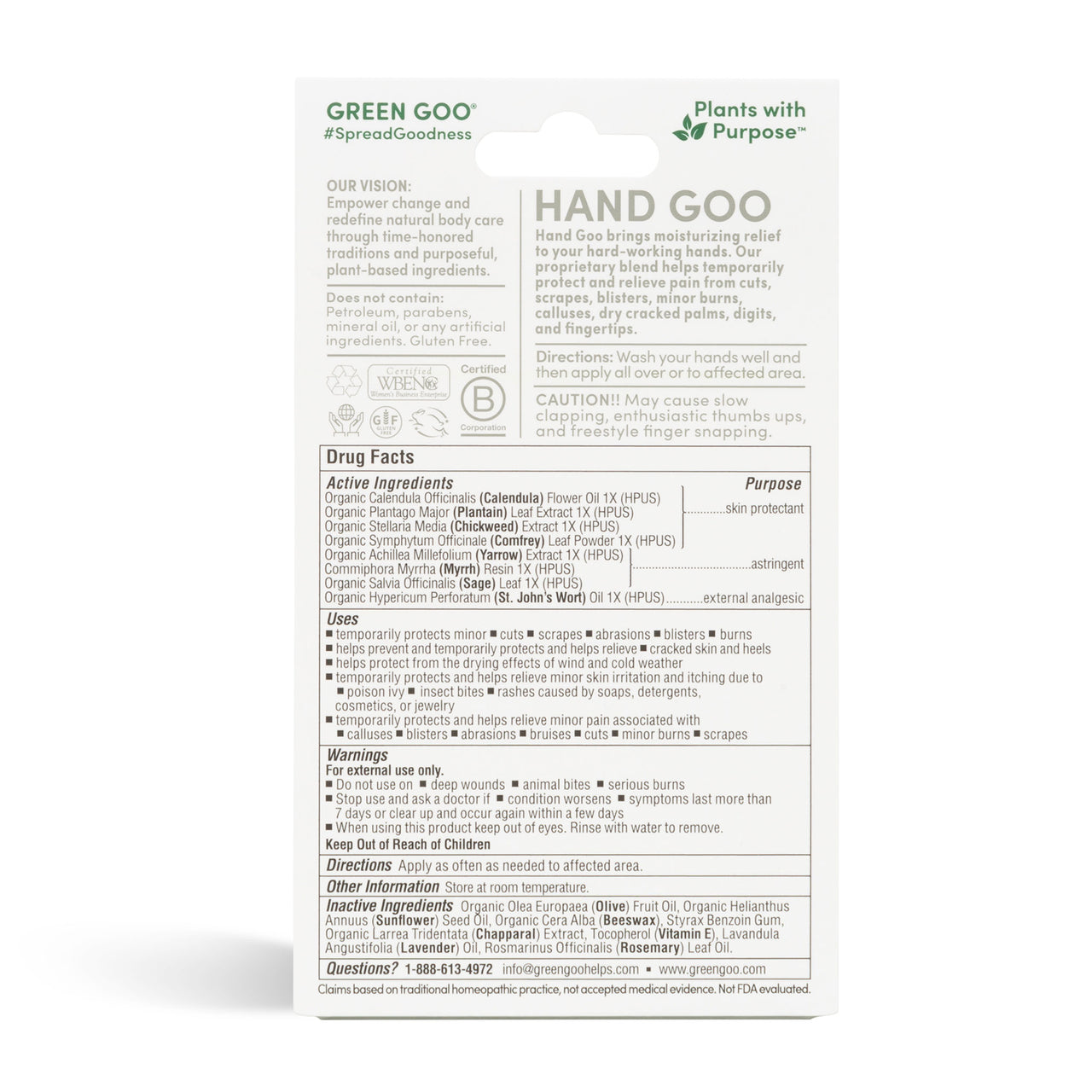 Hand Goo | Green Goo by Sierra Sage Herbs