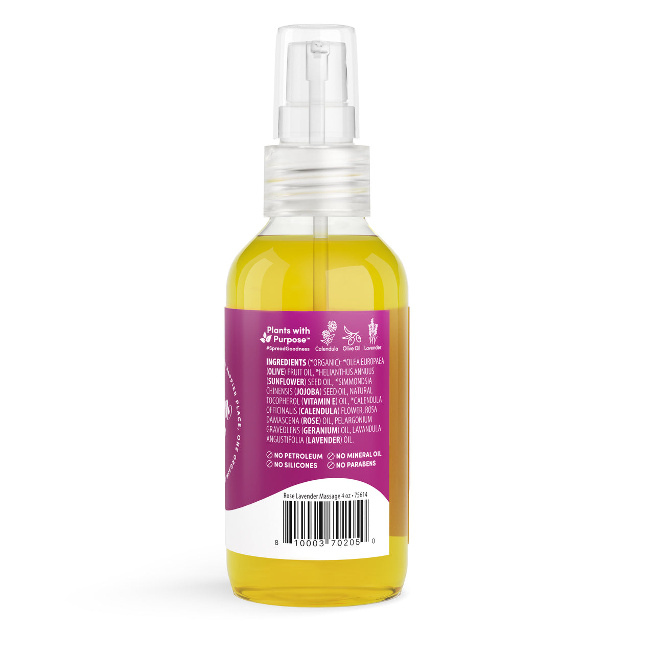Massage Oil - Rose + Lavender by Southern Butter