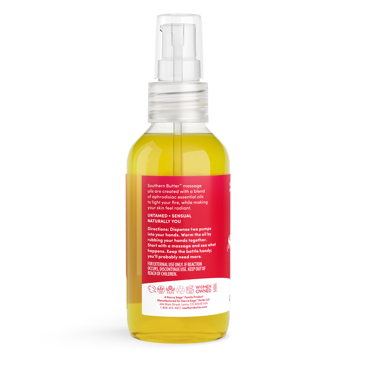 Massage Oil - Sandalwood + Cinnamon by Southern Butter
