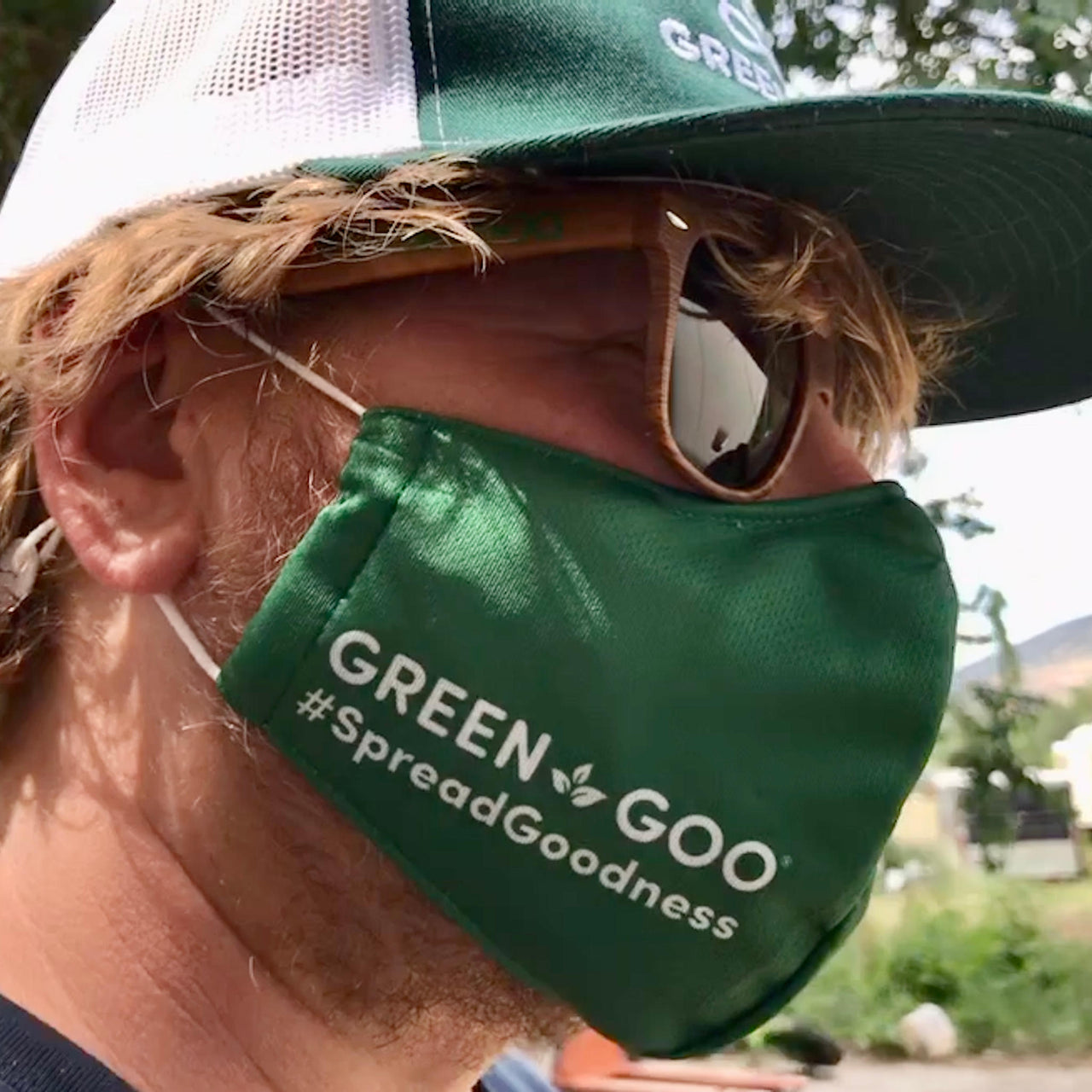 Reusable, Adjustable, Non-Medical Face Mask (2-Layer) – Green Goo